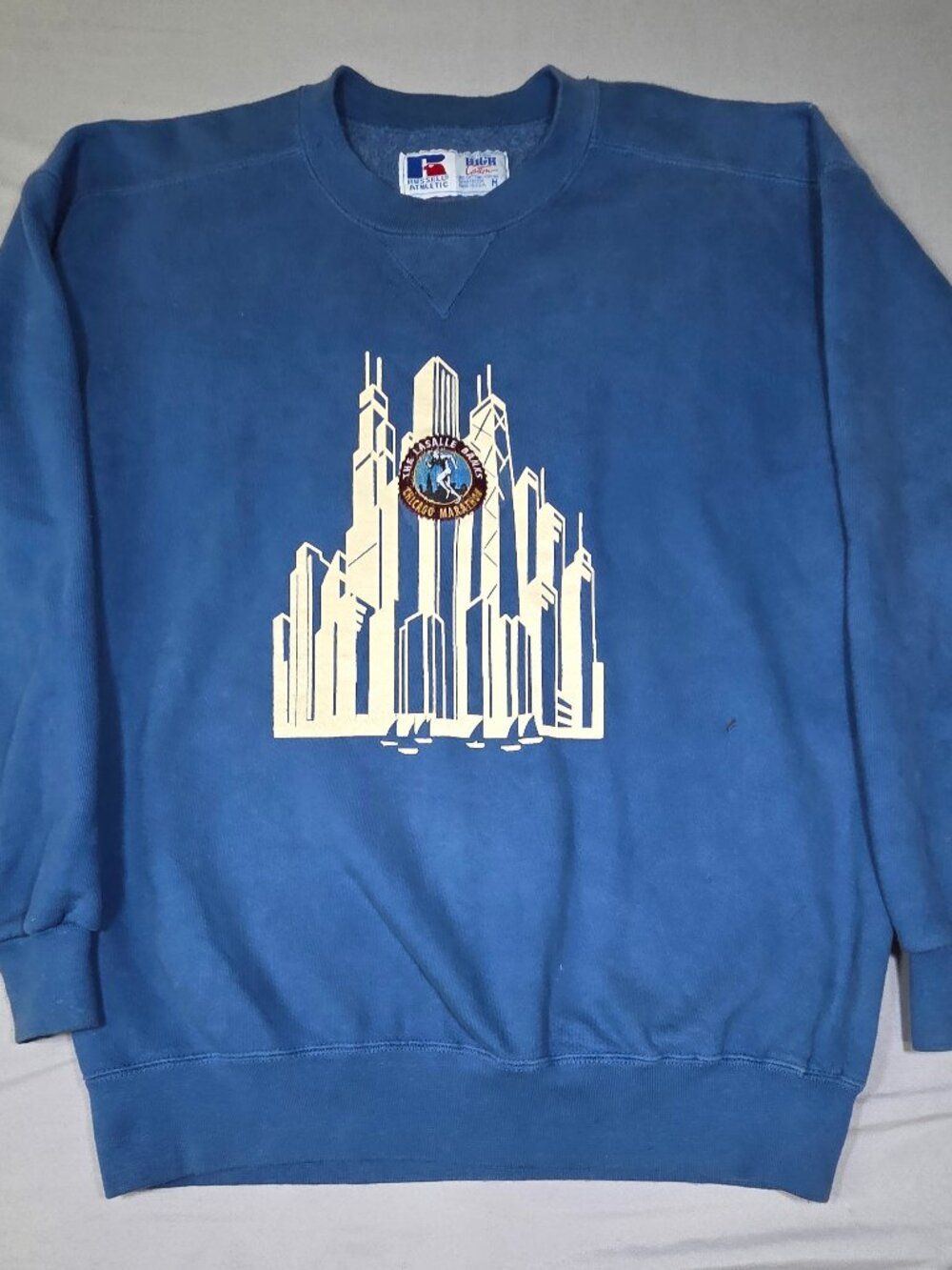 Russell Athletic Chicago Marathon Crew M Blue